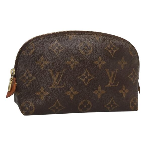 LOUIS VUITTON Monogram Pochette Cosmetic PM Pouch LV Auth - Picture 1 of 16